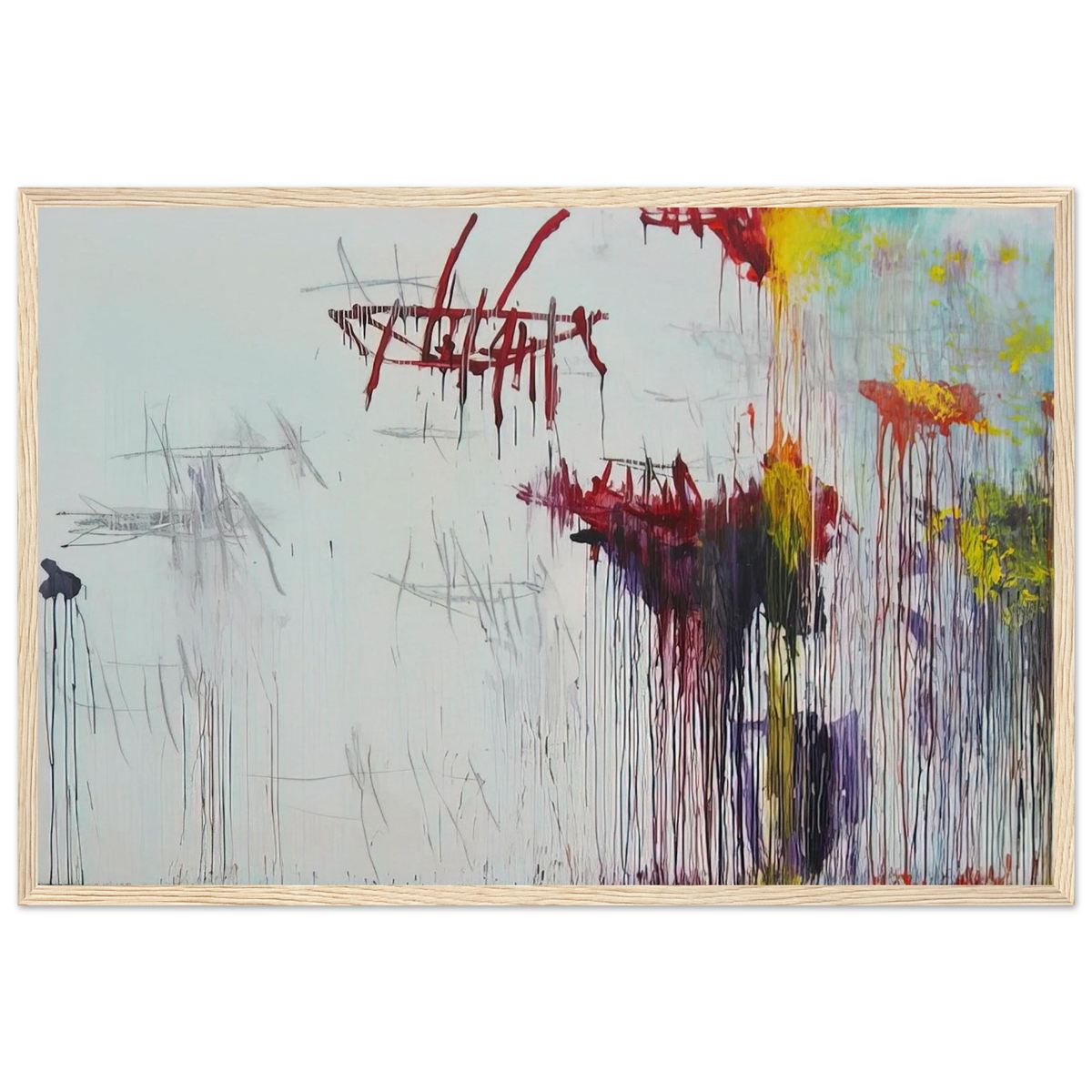 Lepanto, Part VI Framed Poster | Cy Twombly Framed Prints Wall Art | Cy Twombly Store
